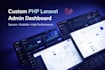 build a professional laravel admin panel, dashboard and CRM with responsi