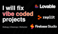 fix and debug your code replit, v0, lovable, js, python