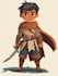 draw 2d game character illustration