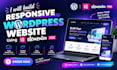 build responsive wordpress website using elementor pro