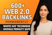 create 800 web 2 0 backlinks