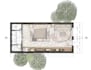 render 2d architectural plans, elevations, sections in photoshop