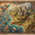 illustrate medieval fantasy and sci fi maps