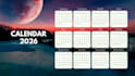 design amazing calendar for 2026