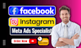 setup and manage facebook ads campaign, instagram ads, fb ad manager