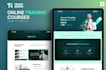 build a money making forex trading education course website