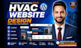 professional hvac company wordpress website for ac and heating services,