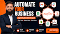 build ai powered zapier and make automation workflows for your CRM, lead capture