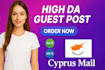 publish premium guest posting site cyprus mail da 72 DR 76