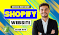 build shopify store design, redesign shopify website, shopify dropshipping store