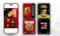 design food social media posts, banner, creative ads