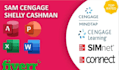 do simnet, sam cengage online test and ms office proects
