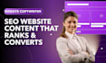 be your SEO website content writer and copywriter