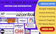 do press release music press release distribution crypto press release writing