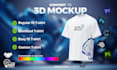 create 3d rotating t shirt mockups for your clothing brand