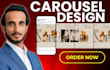 design instagram carousel, carousel ads, and carousel post