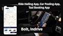 develop ride haiing app taxi booking app car pooling app like bolt indrive