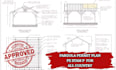 city permit architectural drawing for house plan fence pergola patio pe stamp