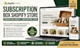 build subscription box shopify store and subscription ecommerce website