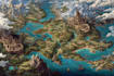 fantasy map design fantasy map maker vector map illustration