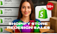 build shopify store design, redesign clone ecommerce website, dropshipping store
