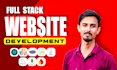 develop custom business website, full stack website development