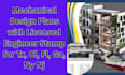 mechanical design plans with licensed engineer stamp for tx, cl, fl, ga, ny nj