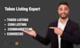 do token listing, coin listing on coinmarketcap, coingecko  and cex dex