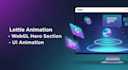 create lottie animation, webgl hero section, homepage UI animation video