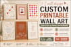 design custom wall art prints, quote posters and home decor