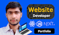 create custom portfolio web application for brands with online shop