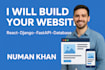 do python django,fastapi,api,react ,sql web development