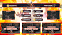 create professional gaming overlay, panels, logo and animated designs