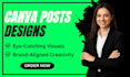 be design creative social media posts in canva