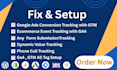 fix or setup google ads conversion tracking in wordpress shopify ga4 via GTM