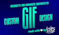 design and animate a custom website banner GIF