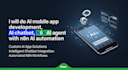 do ai mobile app development, ai chatbot, n8n ai agent with n8n ai automation