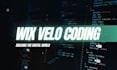 custom wix velo code, add custom feature,dynamic website functions on wix studio