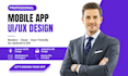 design mobile app ui ux design adalo bubble no code website