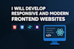 build a responsive landing page with react  and tailwind