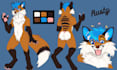 furry reference sheet character ref sheet anthro ref fursona ref sheet fursona