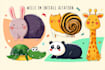 make cute animal vector illustration for you