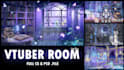 create a high quality vtuber room background for your stream