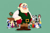 design your santa cartoon christmas logo