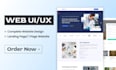 design modern website UI UX in figma