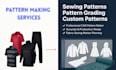 create sewing patterns, pattern grading and custom patterns