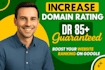 increase domain rating DR 85 plus