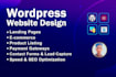 do wordpress website development
