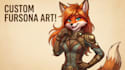 draw your custom furry fursona or anthro character