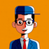 do a face into color vector art portrait and illustration